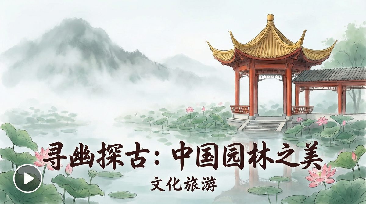 蘑菇视频 - 中国园林之美视频教程